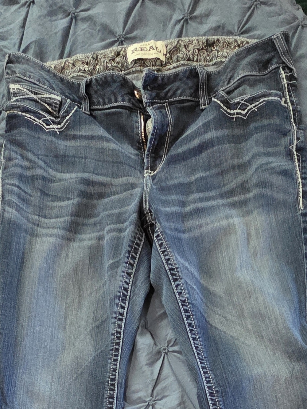 Ariat Women's Dark Blue Bootcut Jeans - Picture 2 of 6